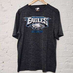 Philadelphia Eagles Dri-Fit Shirt, Men's Large, Heather Gray, Minor Defect